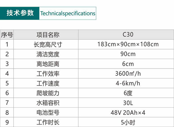 电动城中尘推车C30